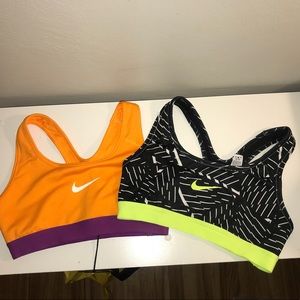 2 Nike sports bras